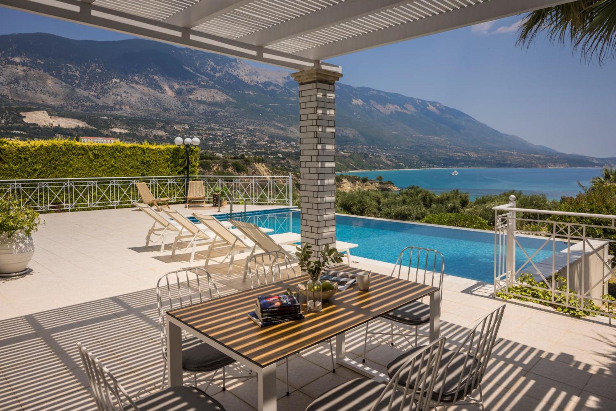 Sea View Villa Kefaloniaprivatevillas Karavádhos المظهر الخارجي الصورة