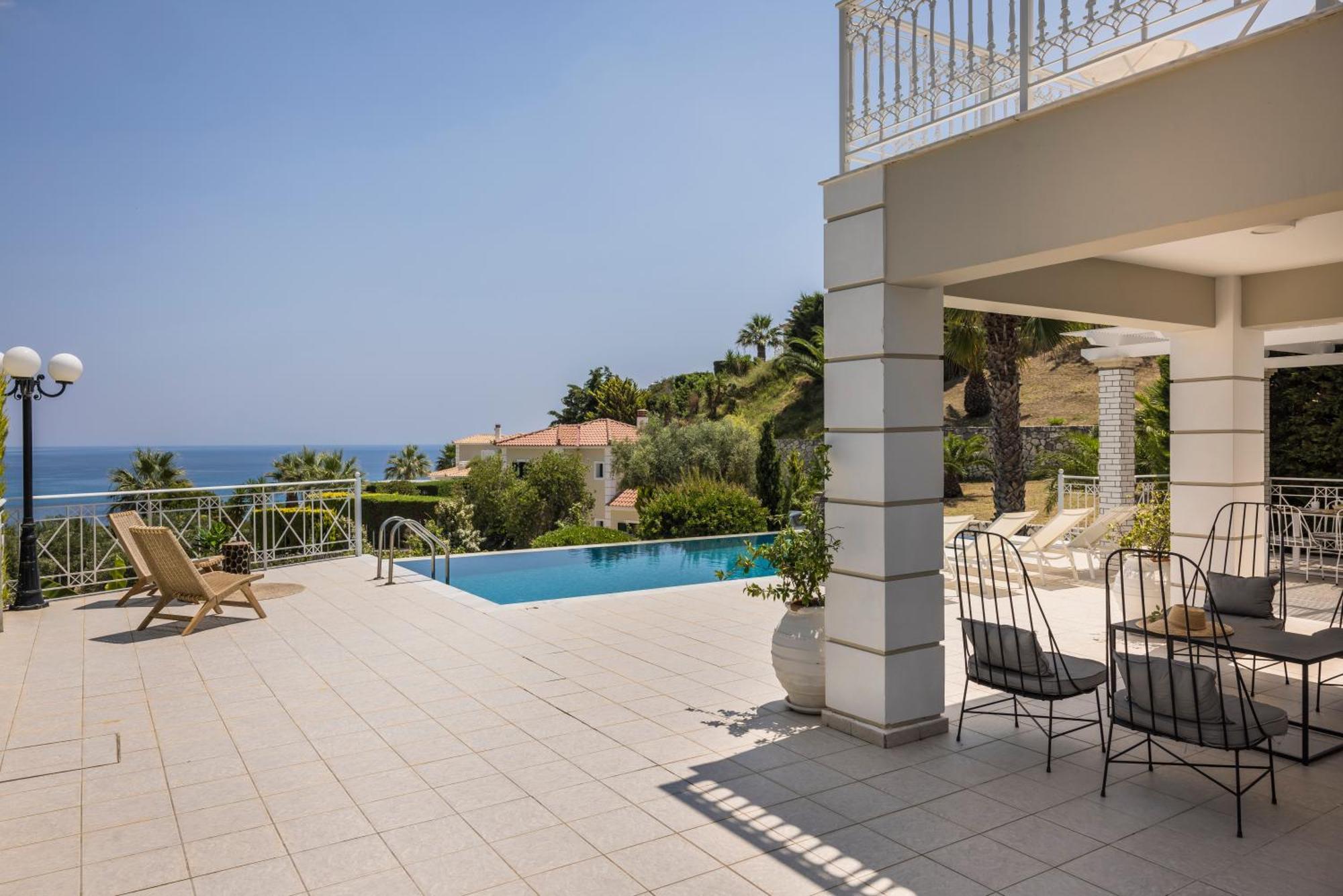 Sea View Villa Kefaloniaprivatevillas Karavádhos المظهر الخارجي الصورة