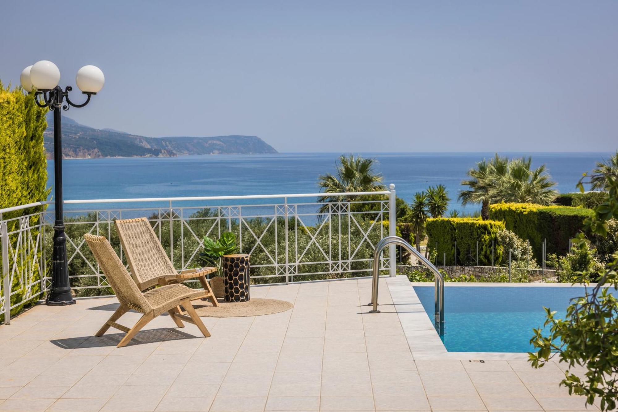 Sea View Villa Kefaloniaprivatevillas Karavádhos المظهر الخارجي الصورة